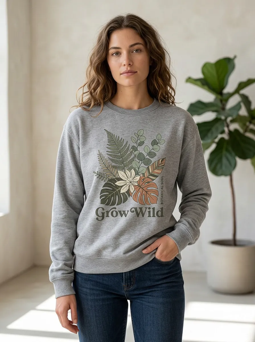 Botanical Soul Grow Sweatshirt
