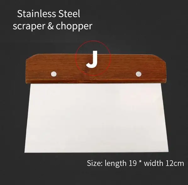 Stainless Dough Scraper Tool