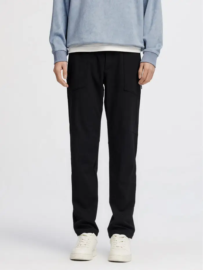 Men's Straight Open-weave Trousers