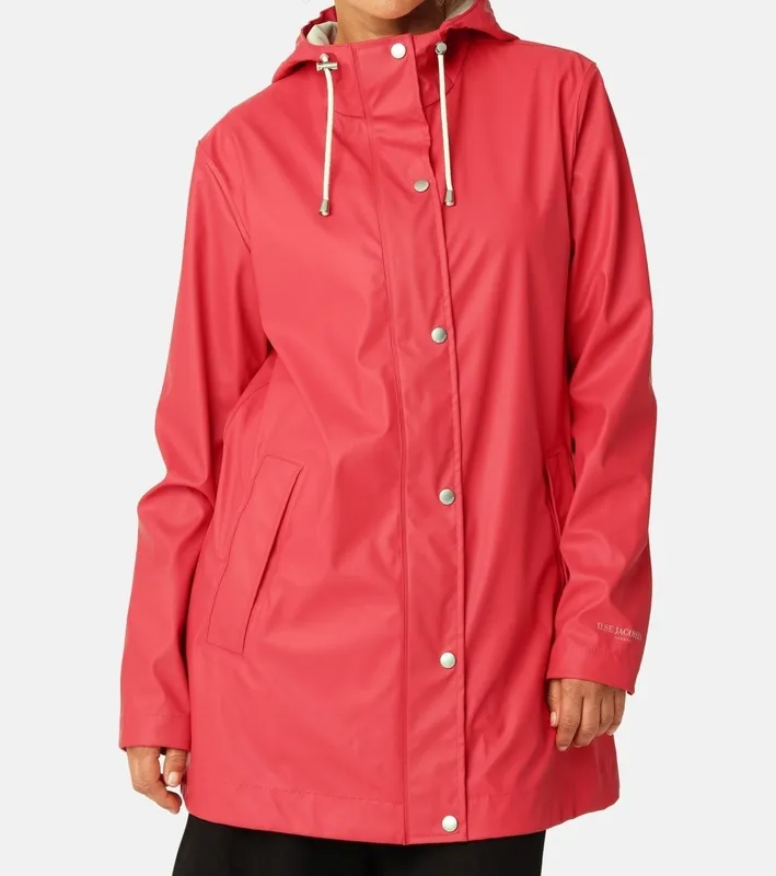 Cotton Eyelet Waterproof Hooded Raincoat