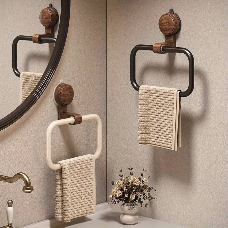 Modern Suction Towel Ring Holder