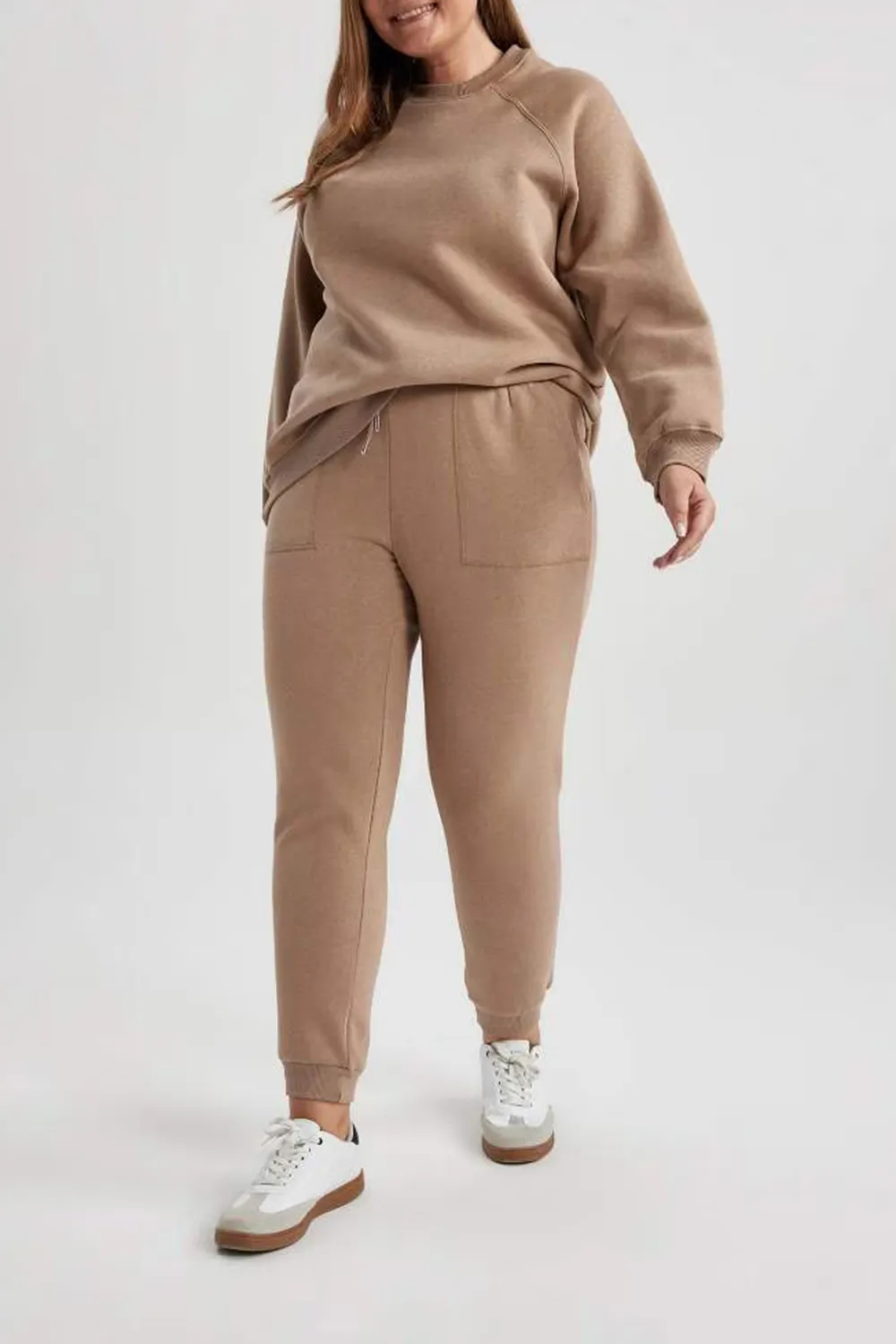 Slim Fit Solid Color Trousers