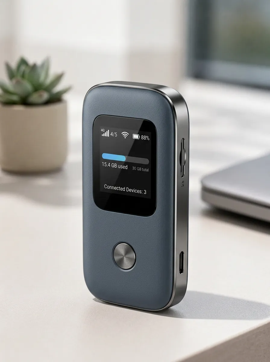 LCD Screen 4G Portable WiFi