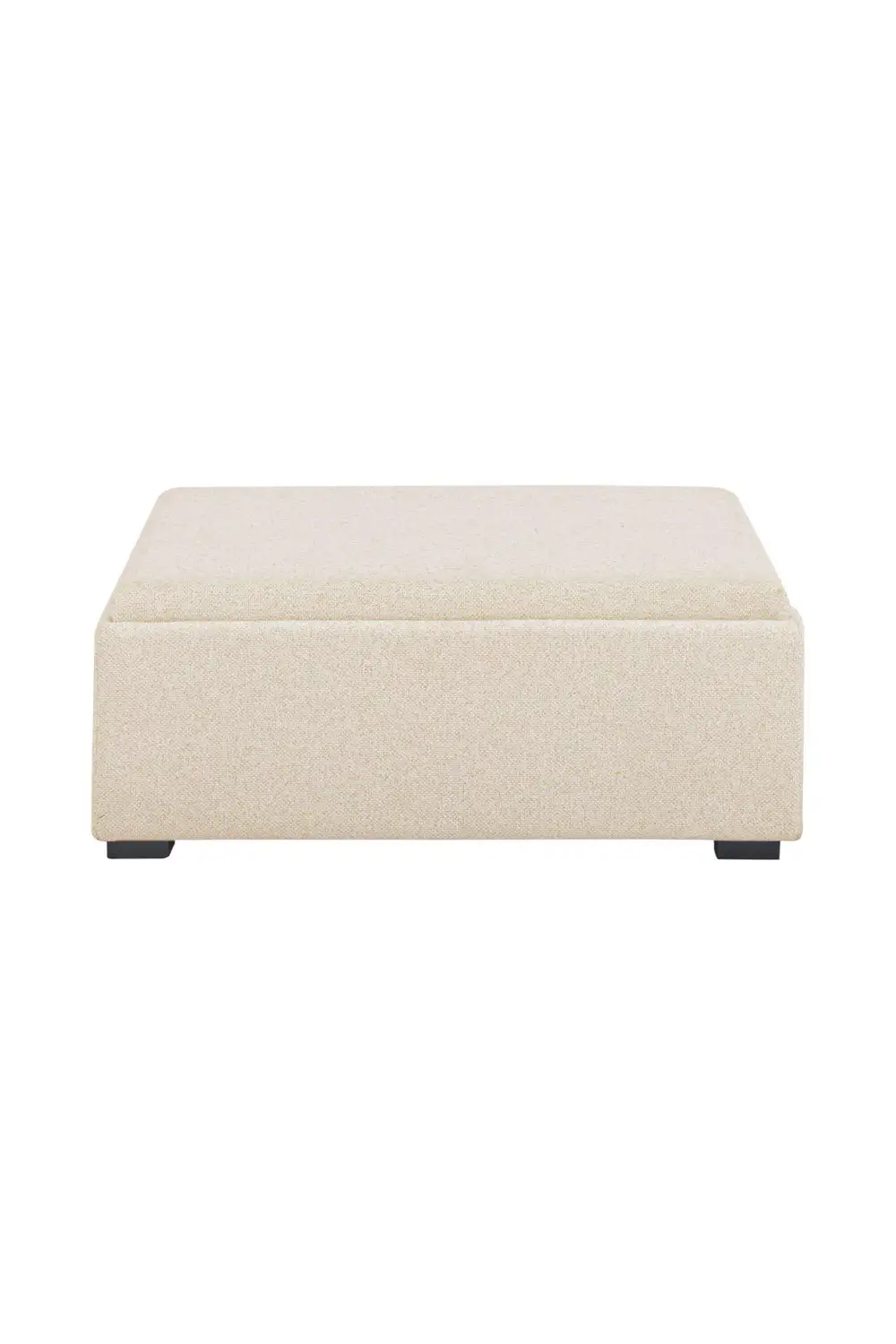 Square Tray Storage Ottoman