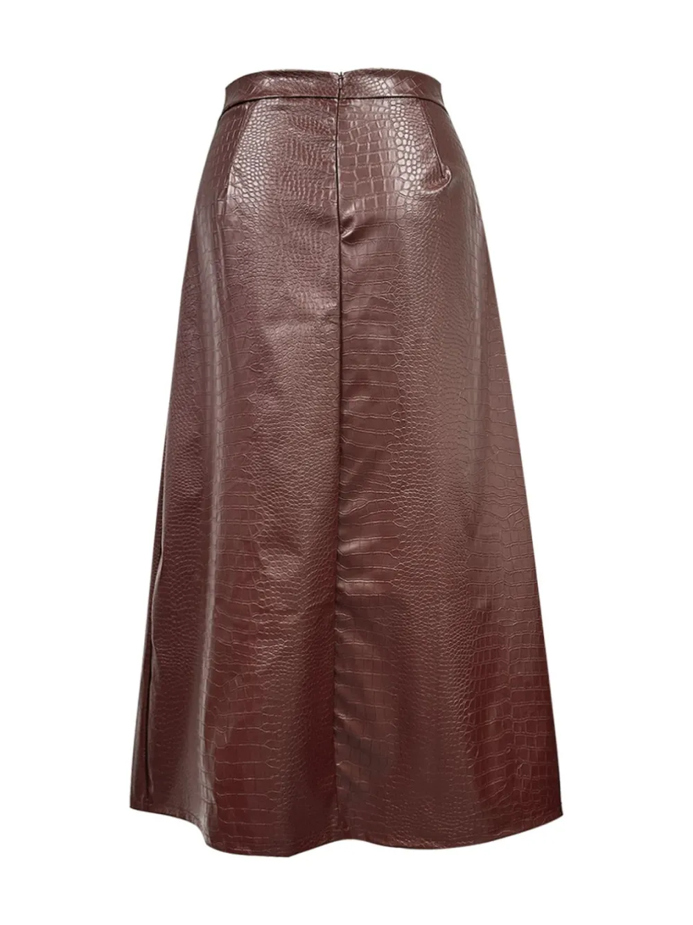 Polished Smooth Midi Skirt