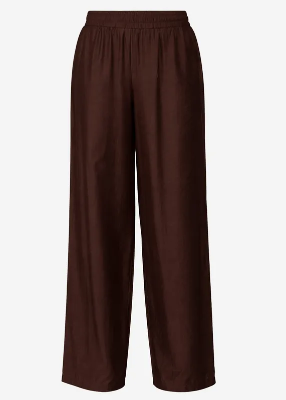 Brown Straight Everyday Pants