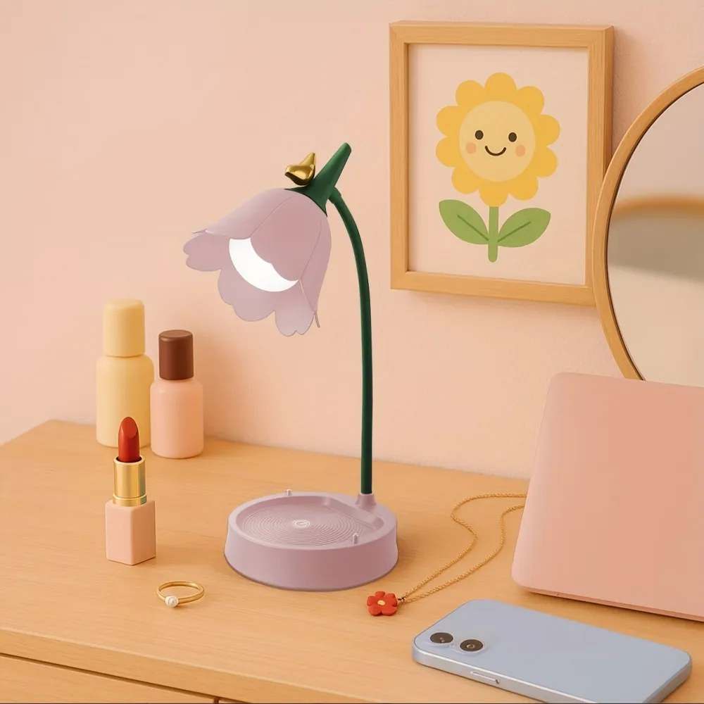 Bellflower Shape Desk Lamp