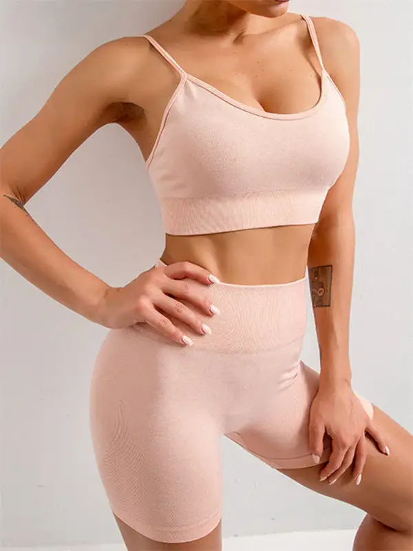 Refined Seamless Two-Piece Sports Set