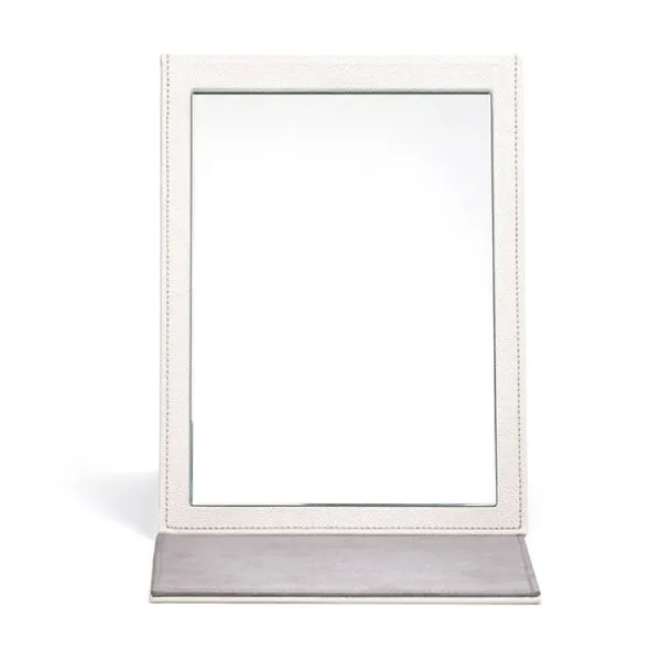 Leather Table Mirror
