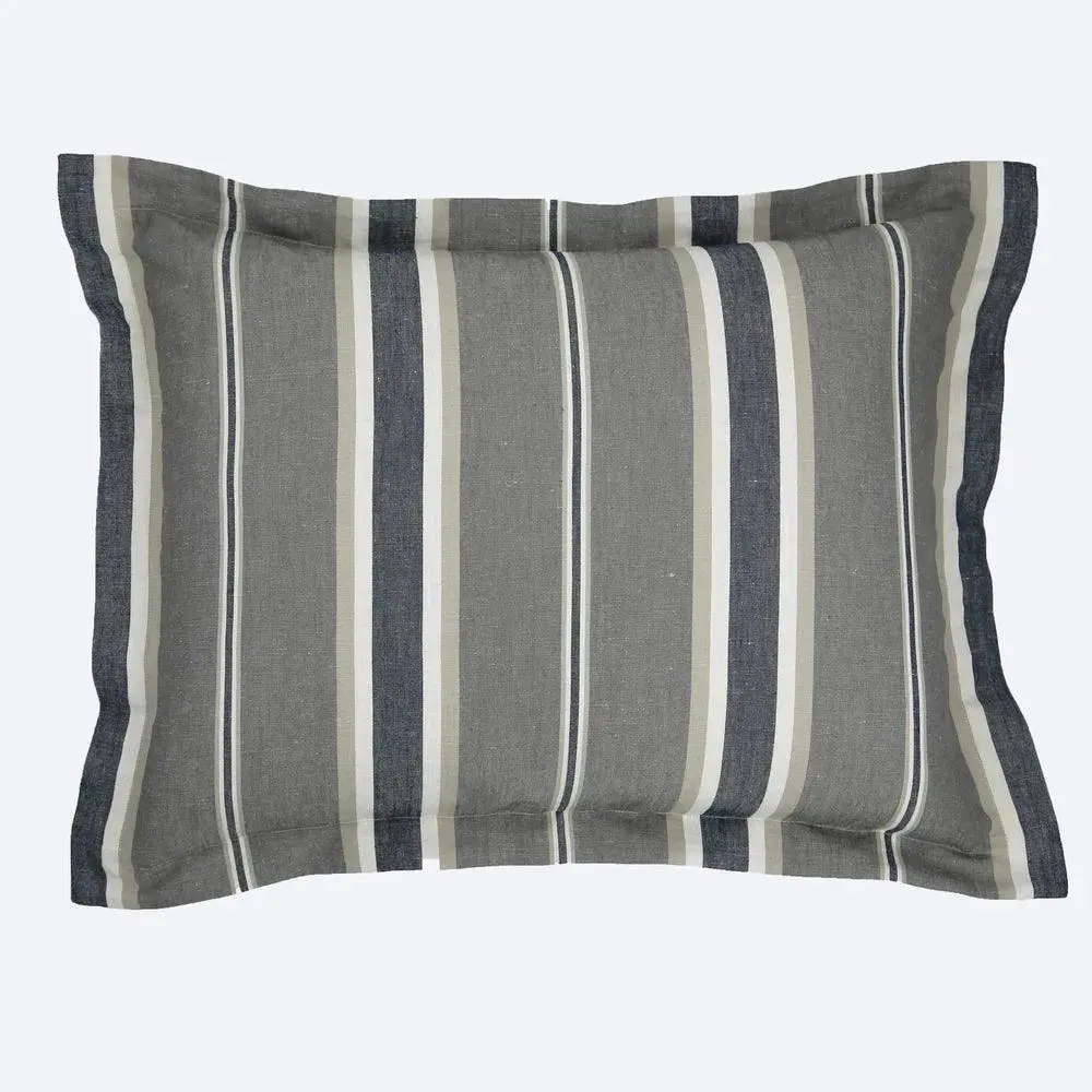 Striped Linen Duvet Set