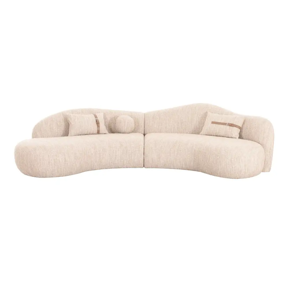 Minimal Sectional Curved Sectional Sofa