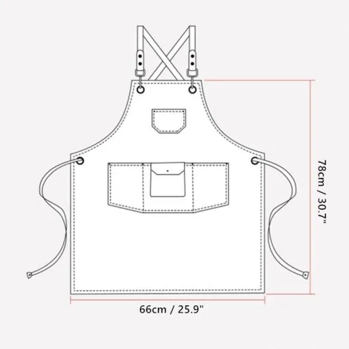 Everyday Canvas Crossback Kitchen Work Apron