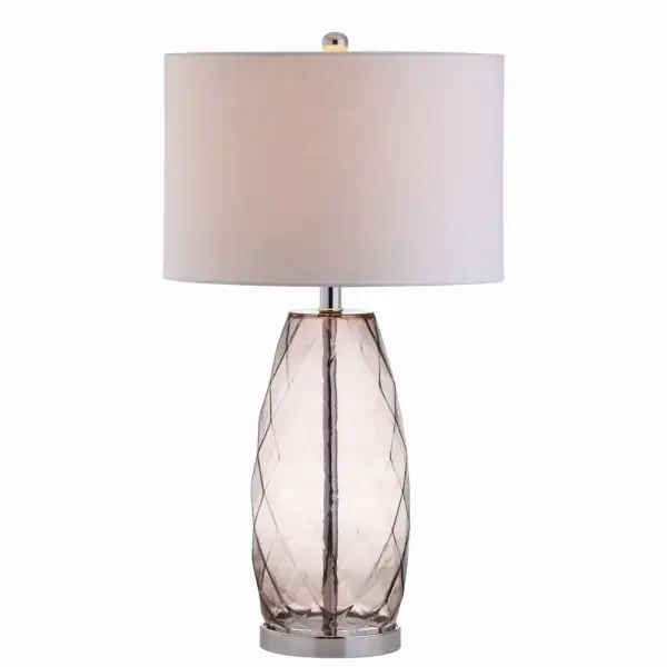 Glass Metal LED Table Lamp