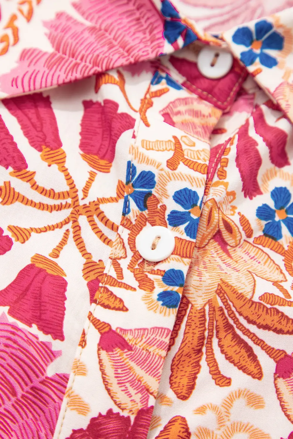 Floral Printed Long Sleeve Mini Dress