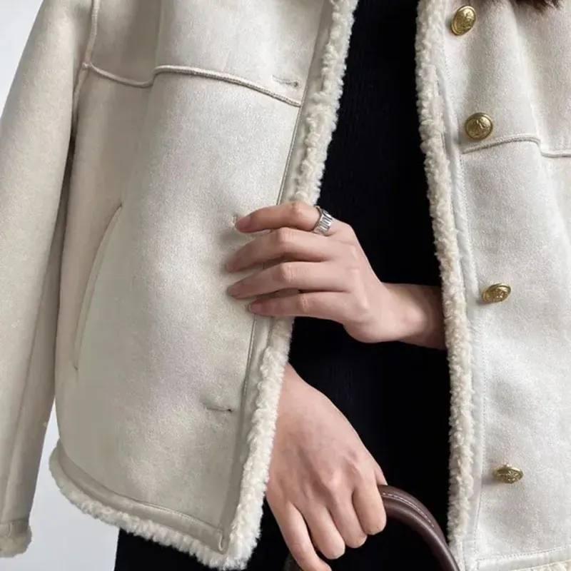 Suede Cotton Jacket