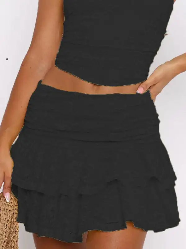Comfy Lace Knit Skirt