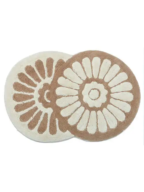 Everyday Pattern Absorbent Cotton Bathroom Mat