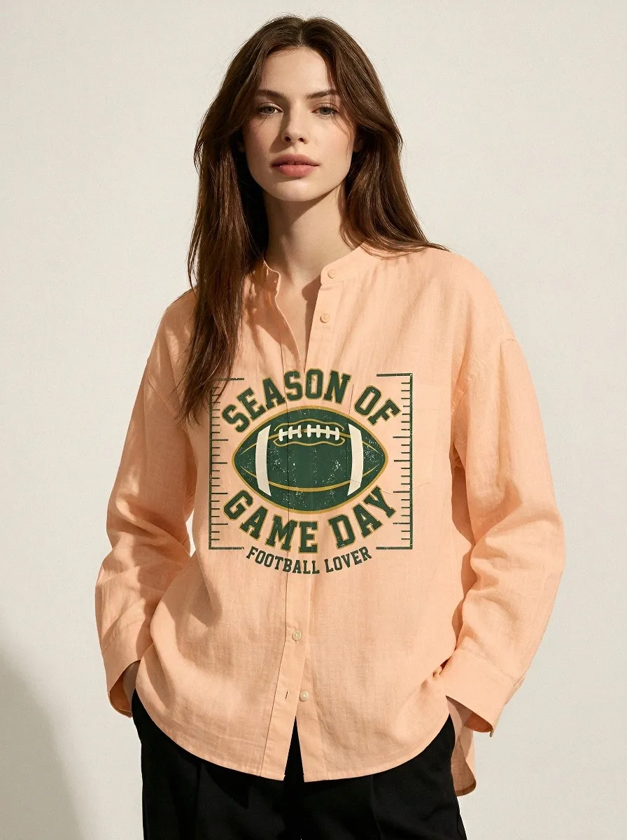 Football Graphic Casual Shirt