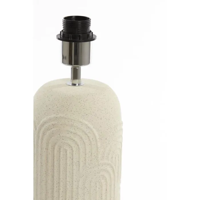 White Ceramic Small Lamp Base