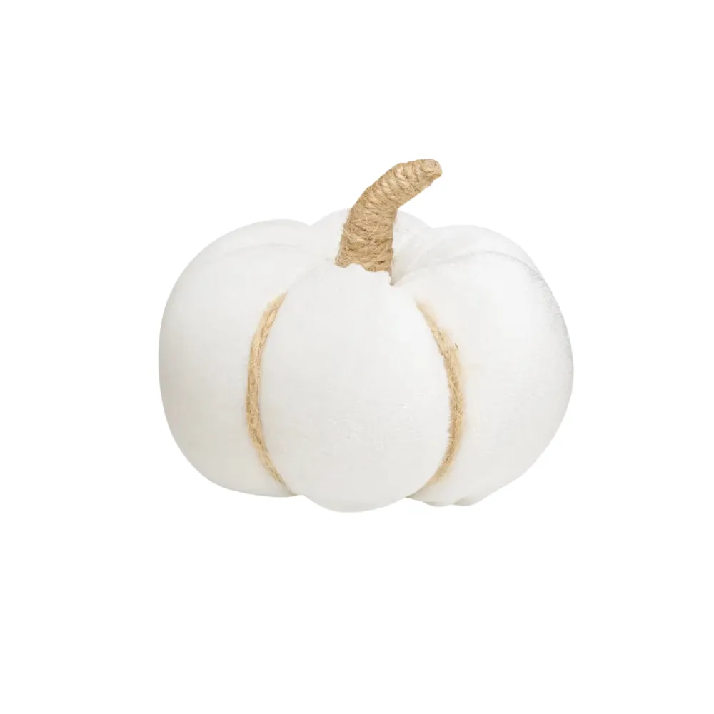 Polished Velvet Texture Decorative Pumpkin Ornament