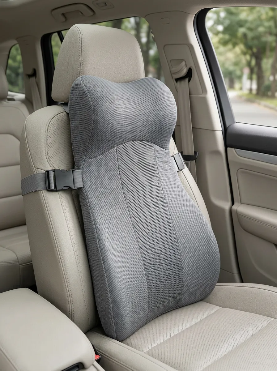 Mesh Ergonomic-Style Car Support Pillow