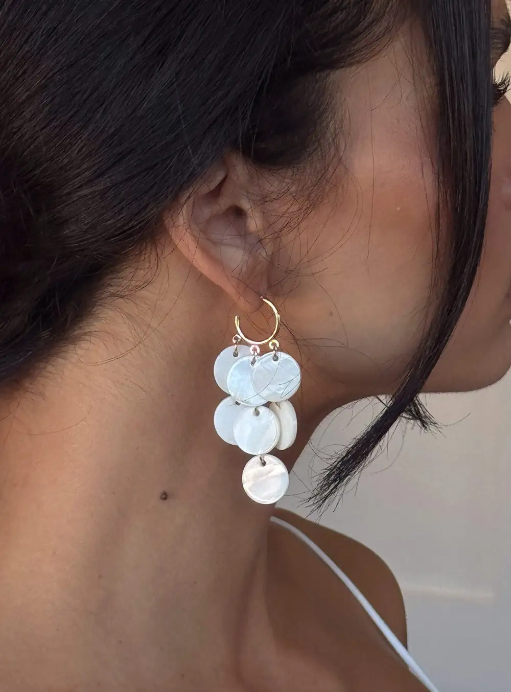 Elizabette Shell Earrings