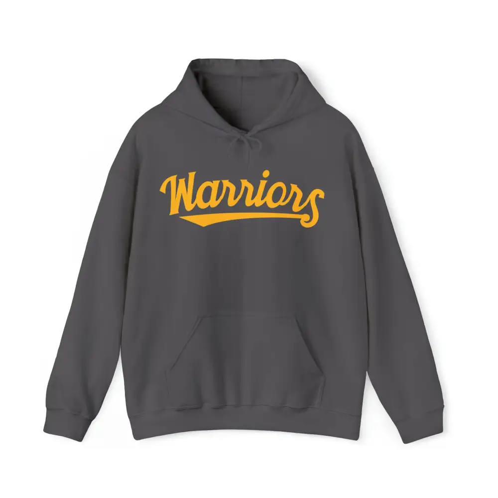 Script Blue Accent Gold Accent Team Graphic Pullover Hoodie
