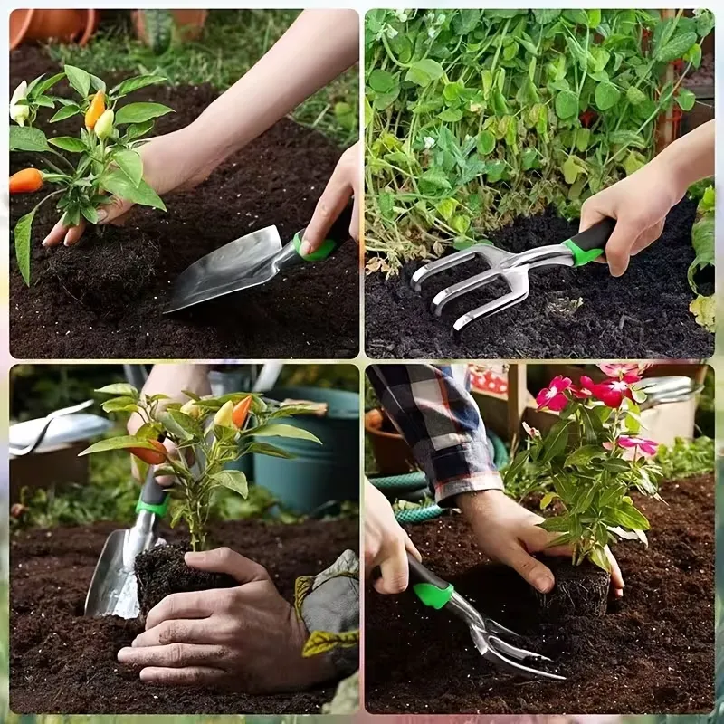 Stainless Steel 5-Piece Garden Tool Kit
