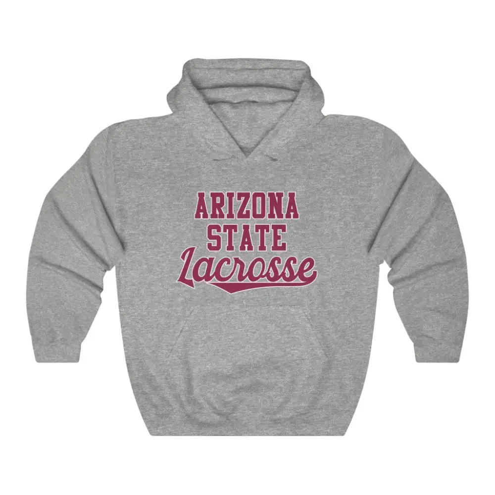 Clean Lettering Lacrosse Graphic Pullover Hoodie