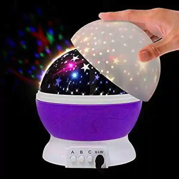 Rotating LED Night Lamp star master
