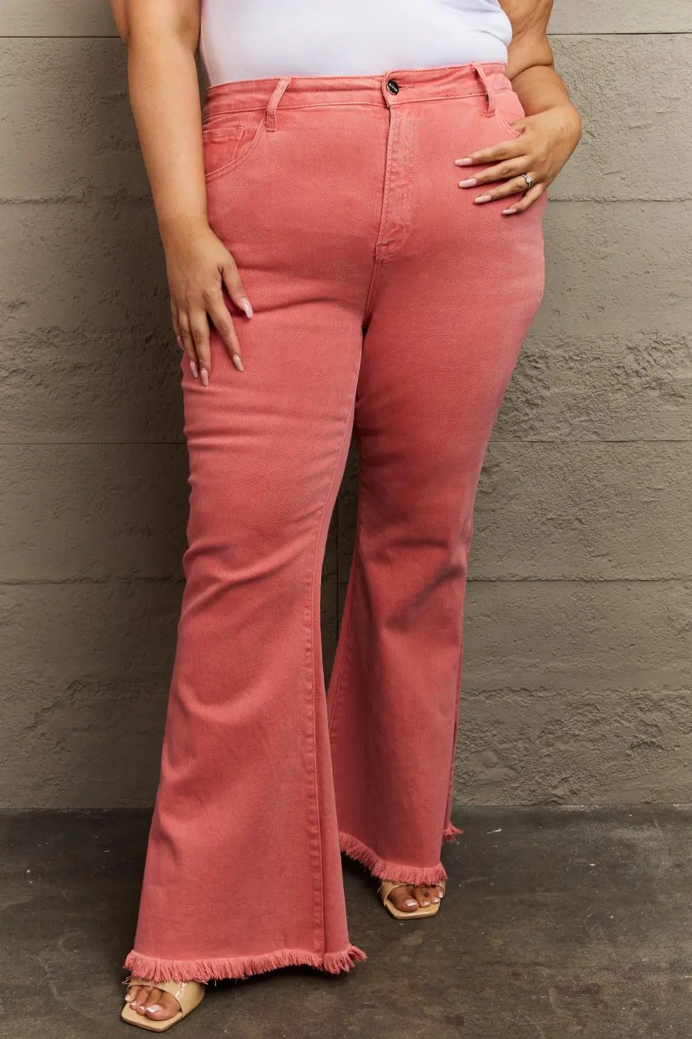 Drawstring Loose Fit Denim Jeans