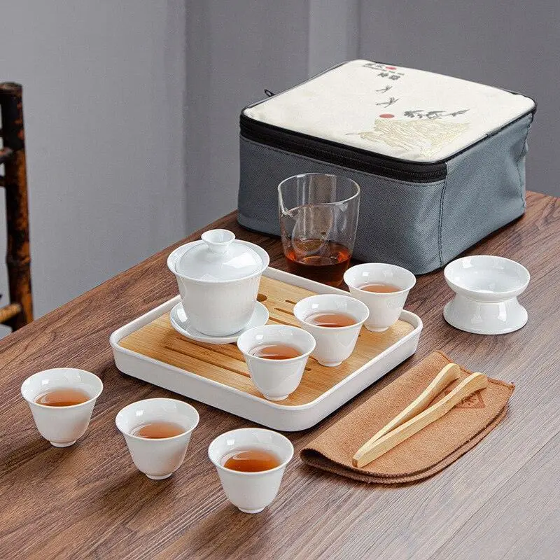 Portable Ceramic Tea Set