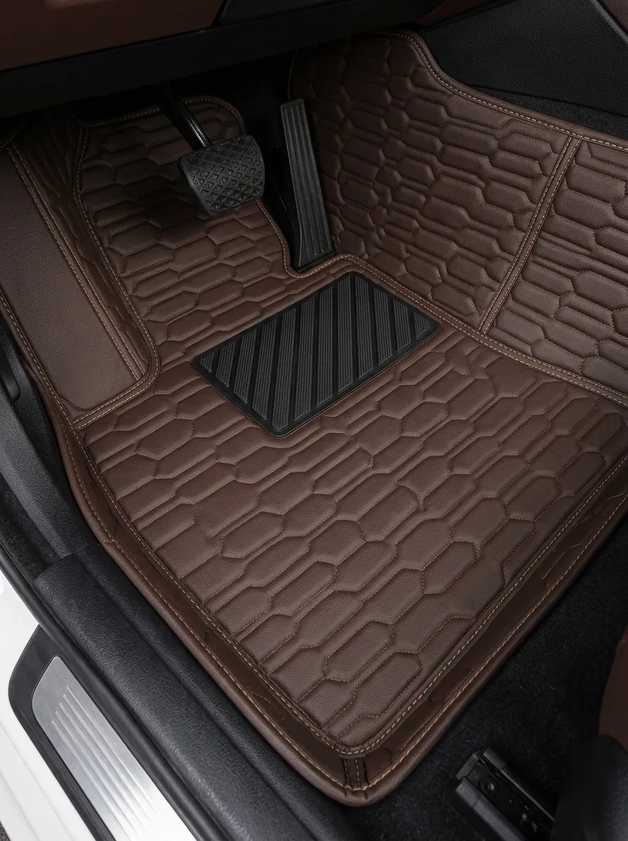 Refined Protective-Look Car Floor Mats