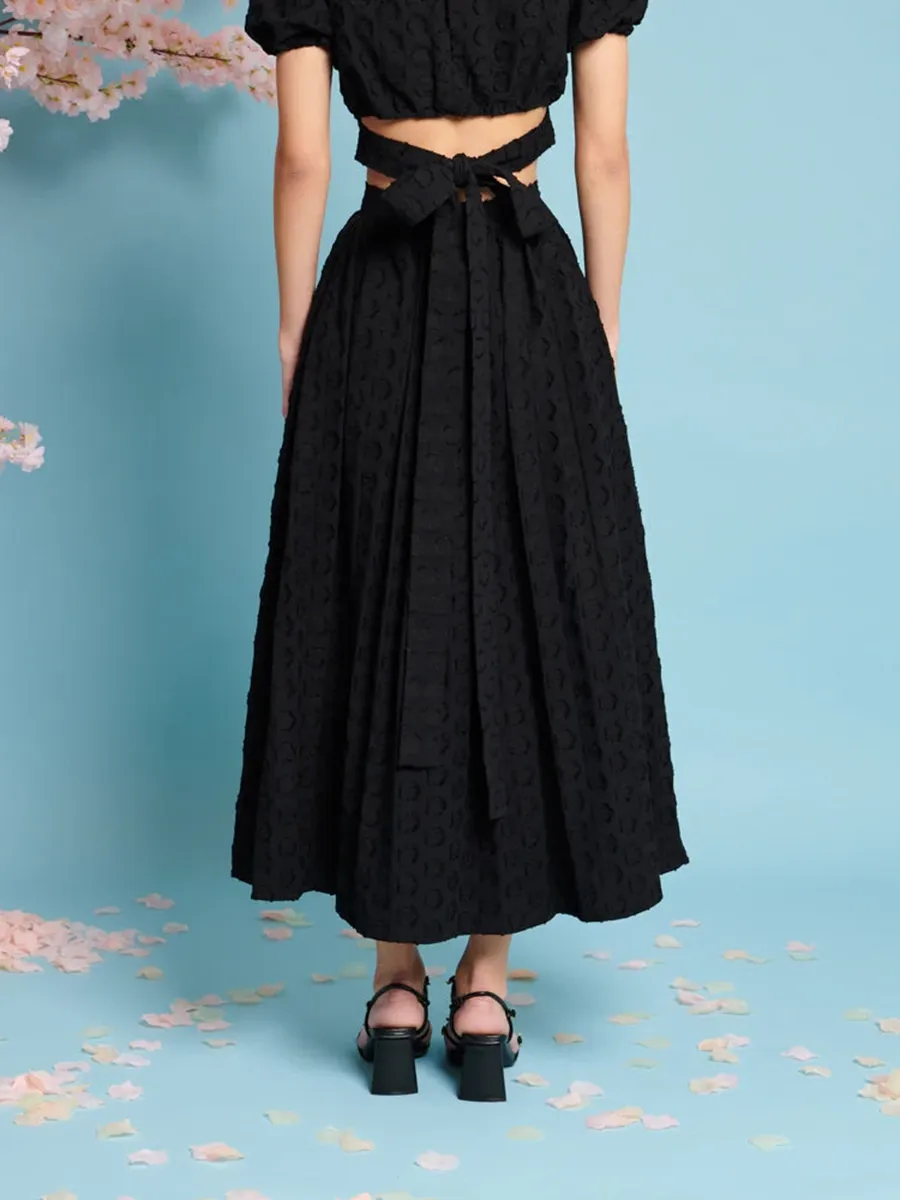 Jacquard Midi Skirt