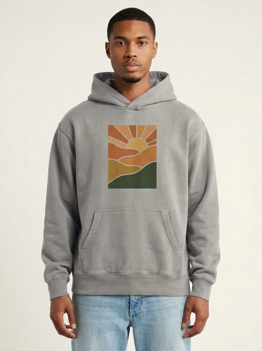 Nature Sunset Landscape Hoodie