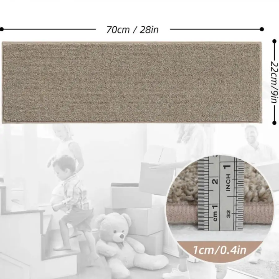 Solid Stair Rug Treads