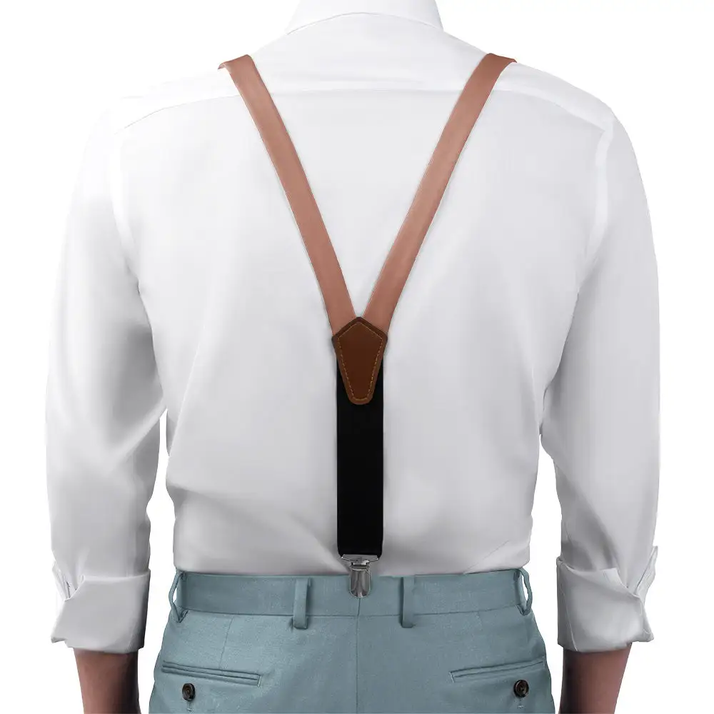 Classic Composed Wedding Suspenders