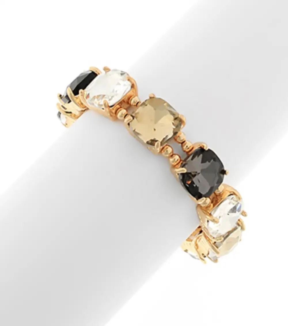 Cushio Cut Glass Bracelet