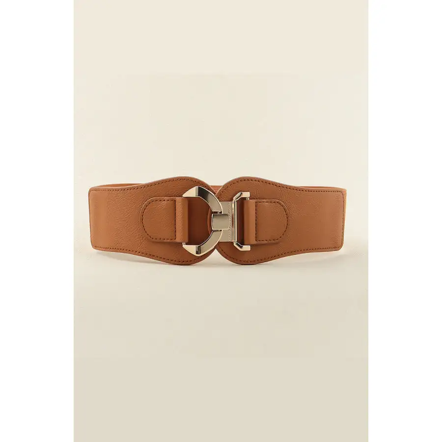 Alloy Buckle Elastic Belt