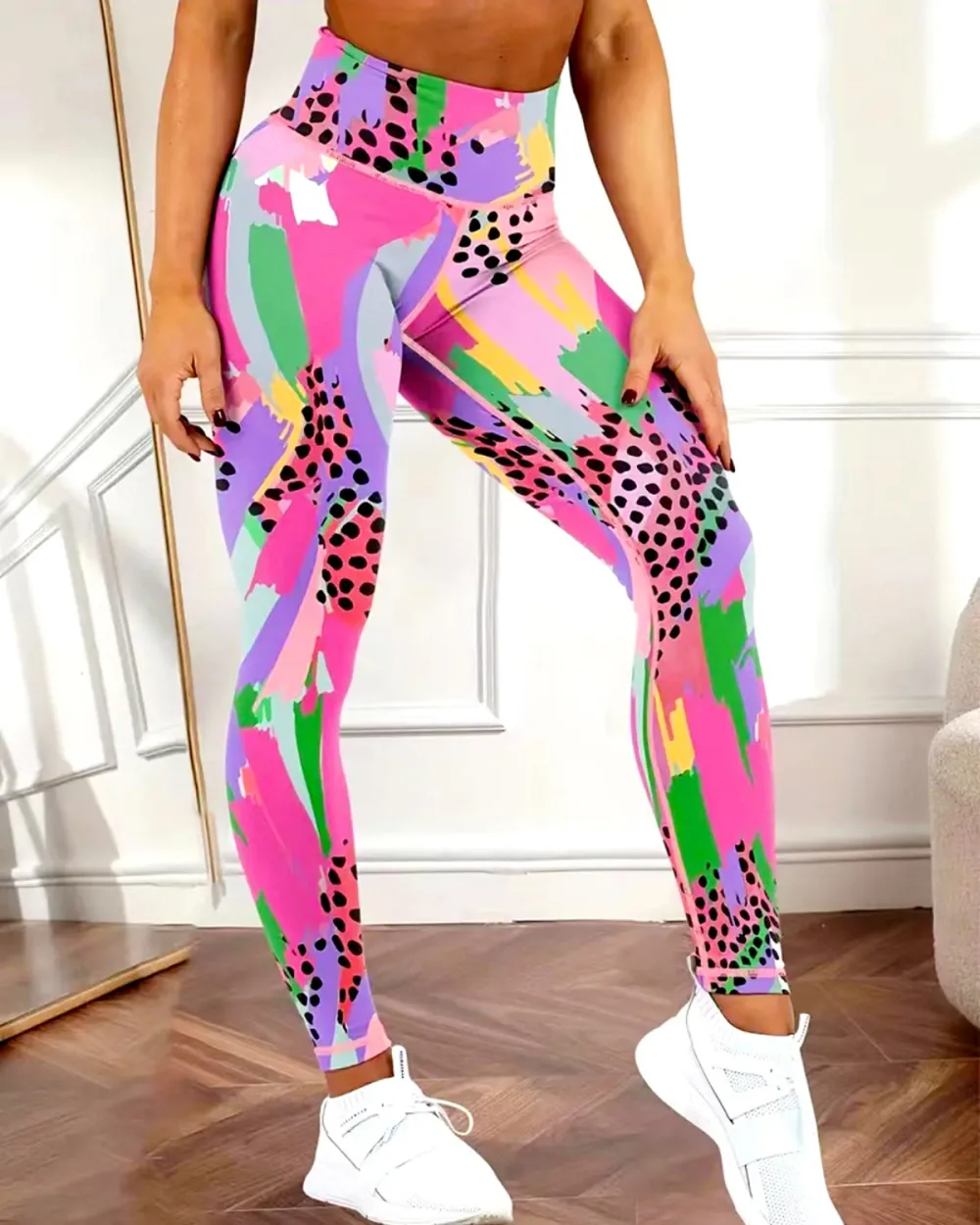 Leopard Abstract Everyday Leggings