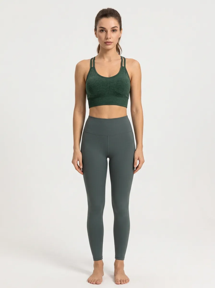 Women's Seamless Crisscross Back Sports Bra