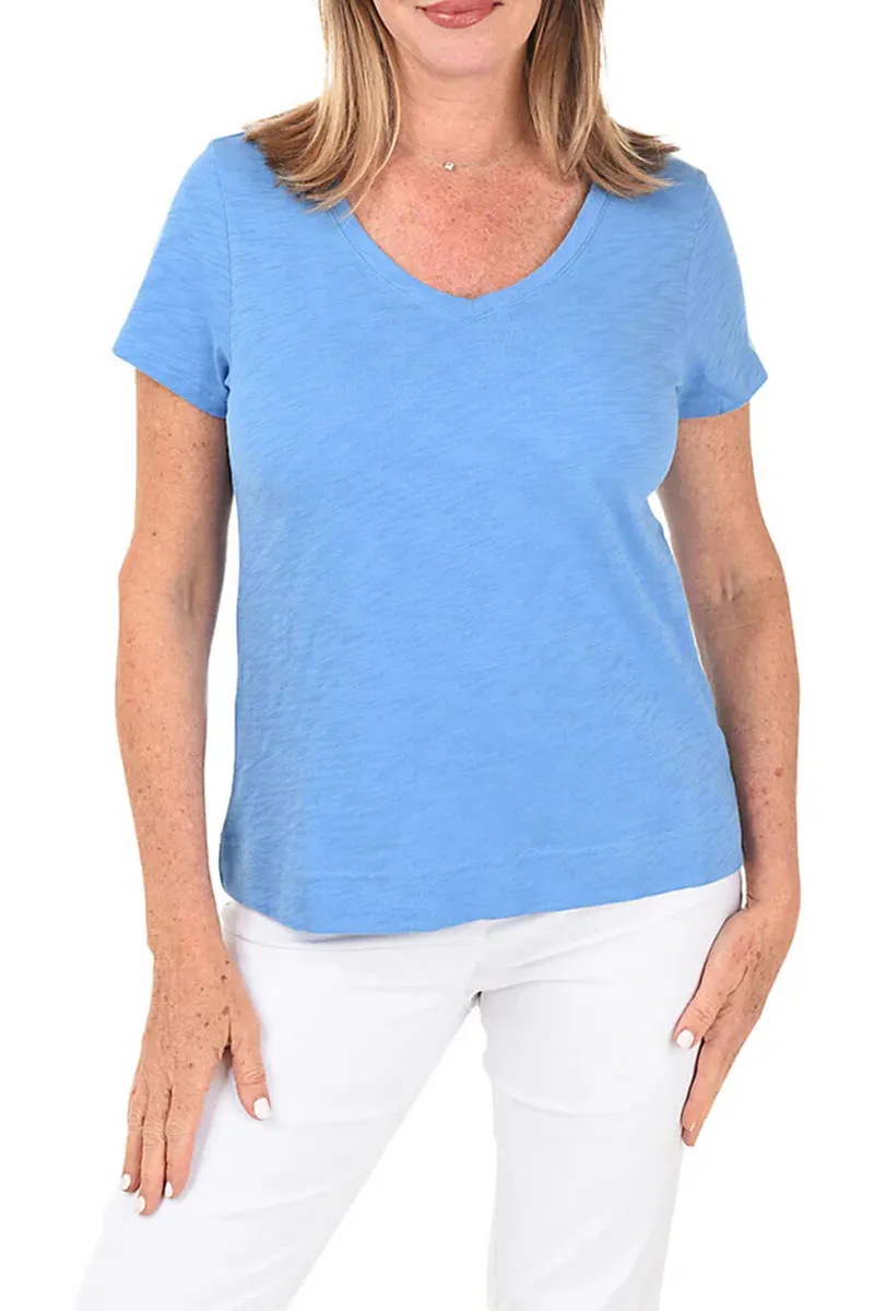 Skinny V-Neck Tee