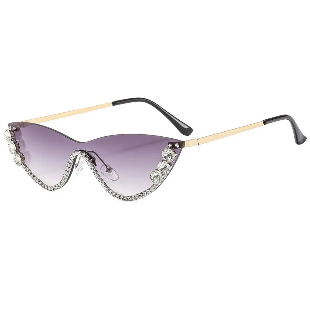Rhinestone Cat Eye Sunglasses