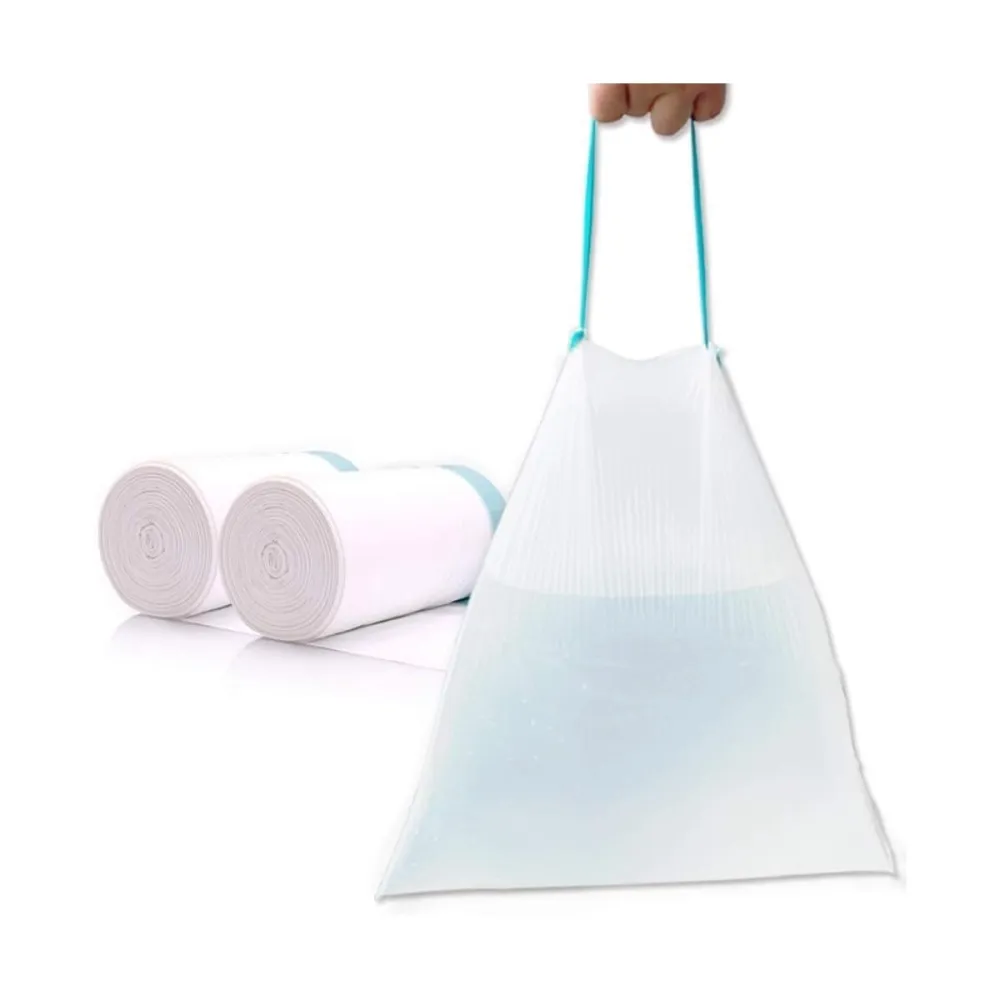 Heavy-Duty Drawstring Trash Bags