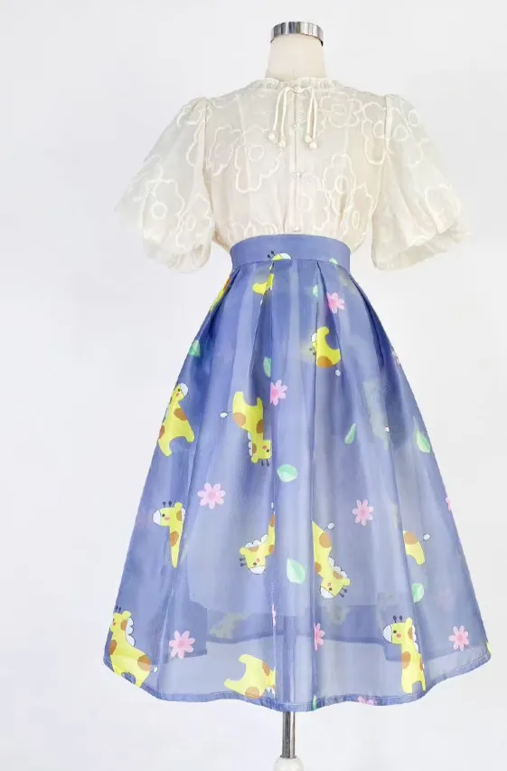 Relaxed Street Everyday Casual Skirt