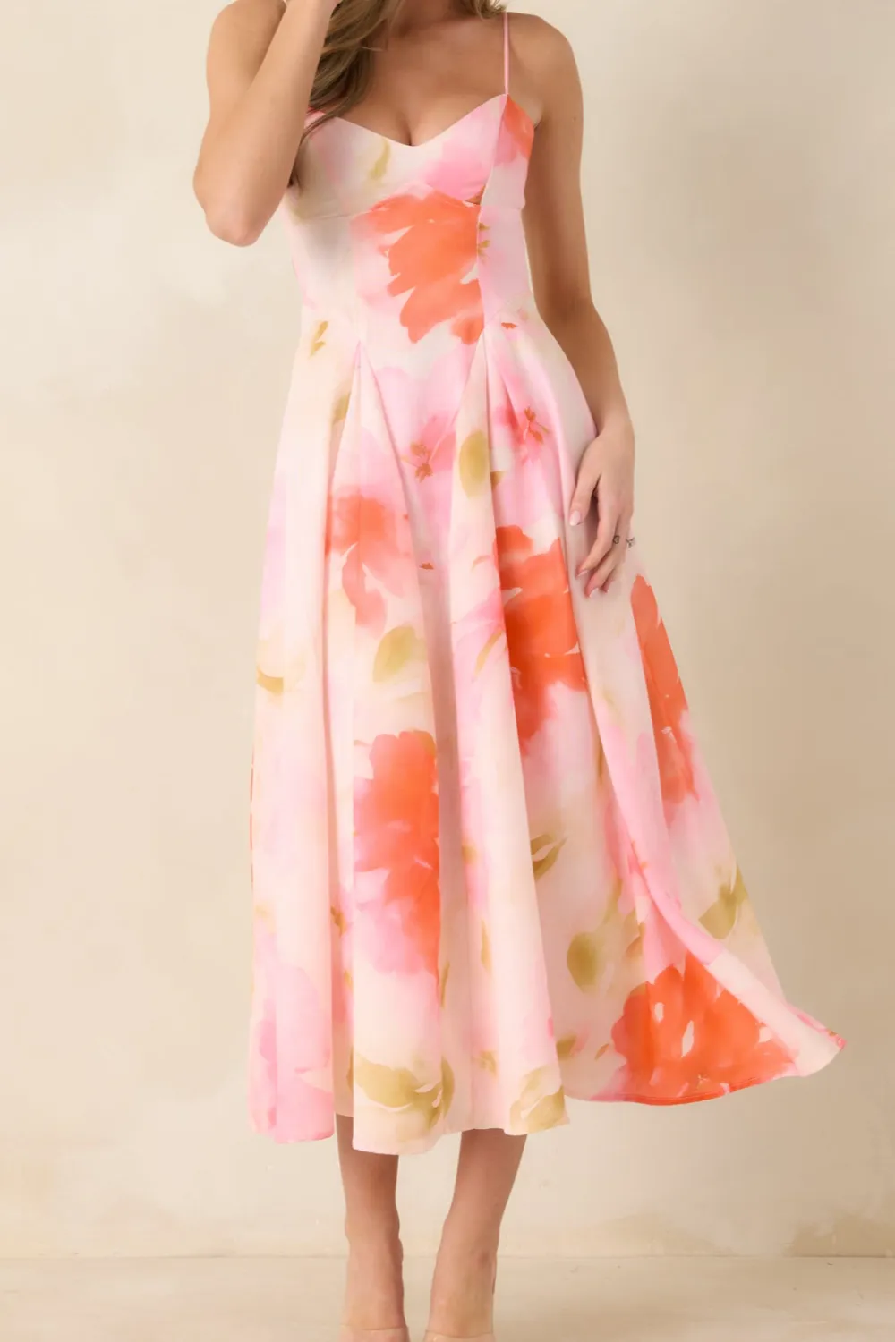 Floral Loving Midi Dress