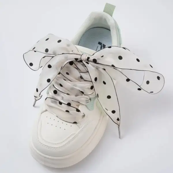 Sheer Chiffon Pattern Shoelaces