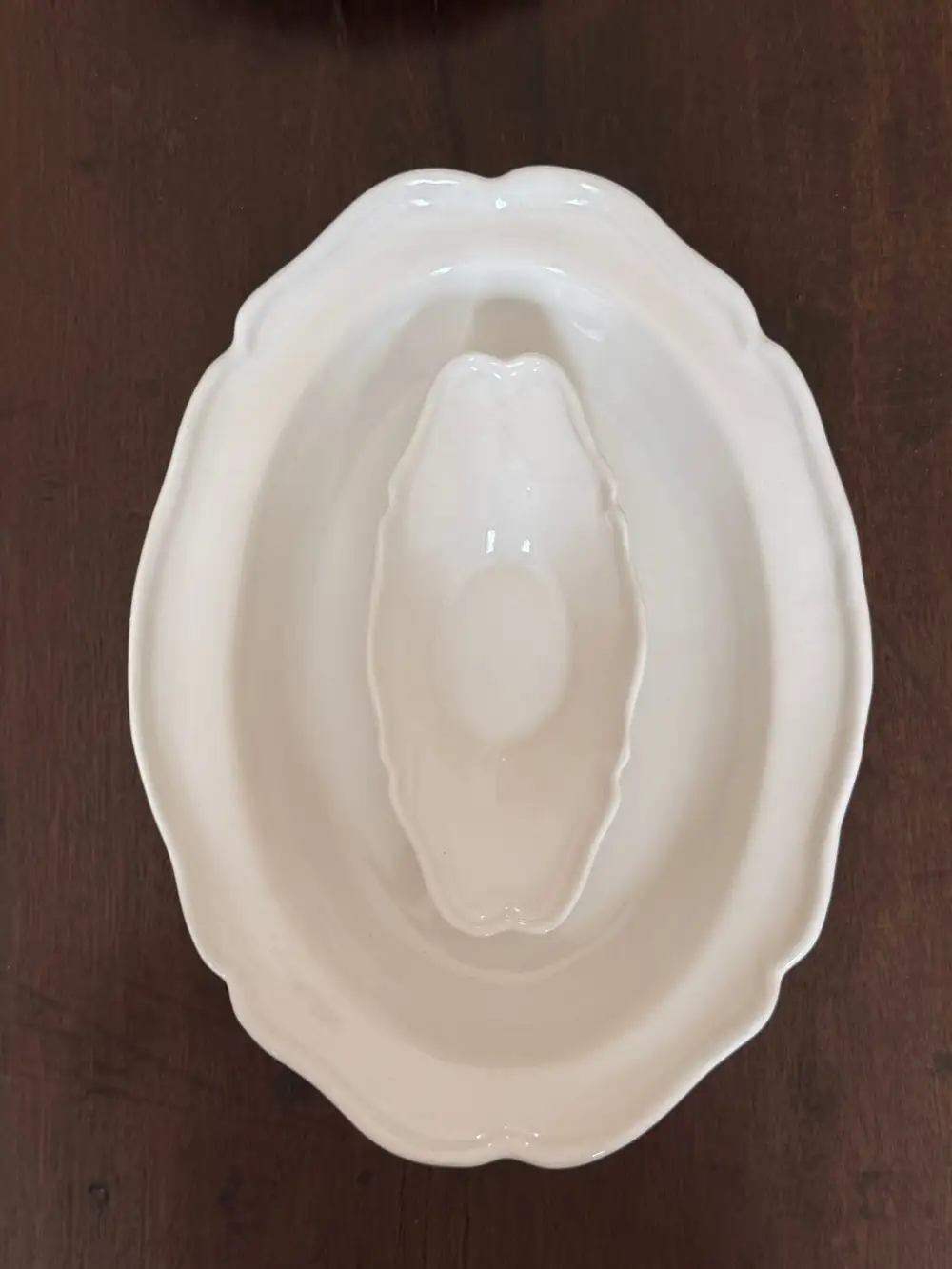 Glaze Oval Large Plate