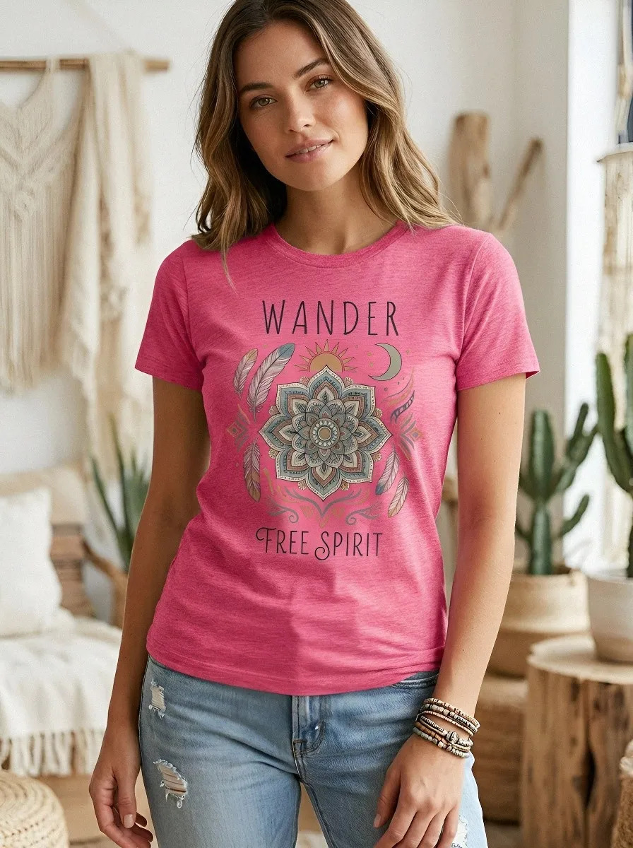 Boho Wander Free T-Shirt