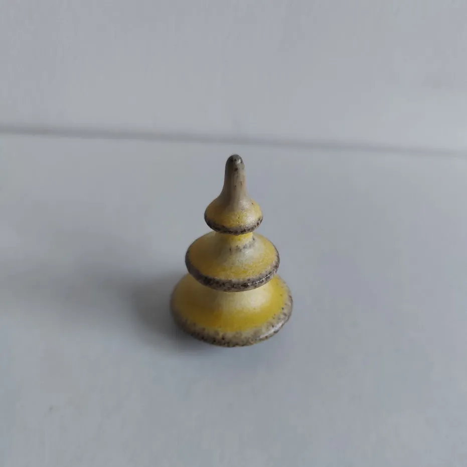 Artisan Glazed Ceramic Tree Ornament